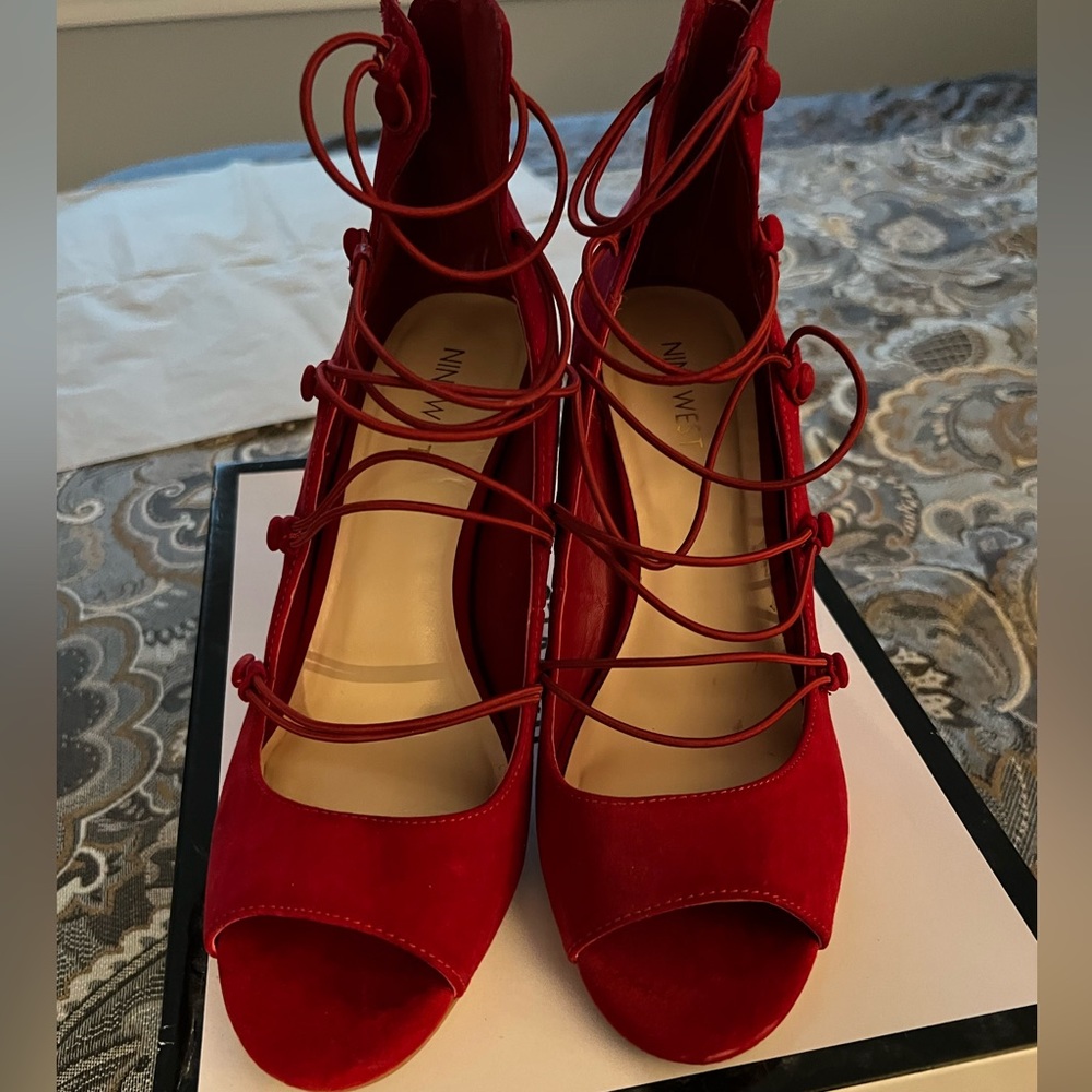 Nine West Red Heels